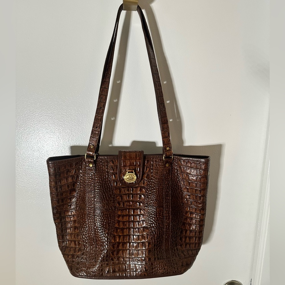 Brahmin Pecan brown medium handbag. NWOT